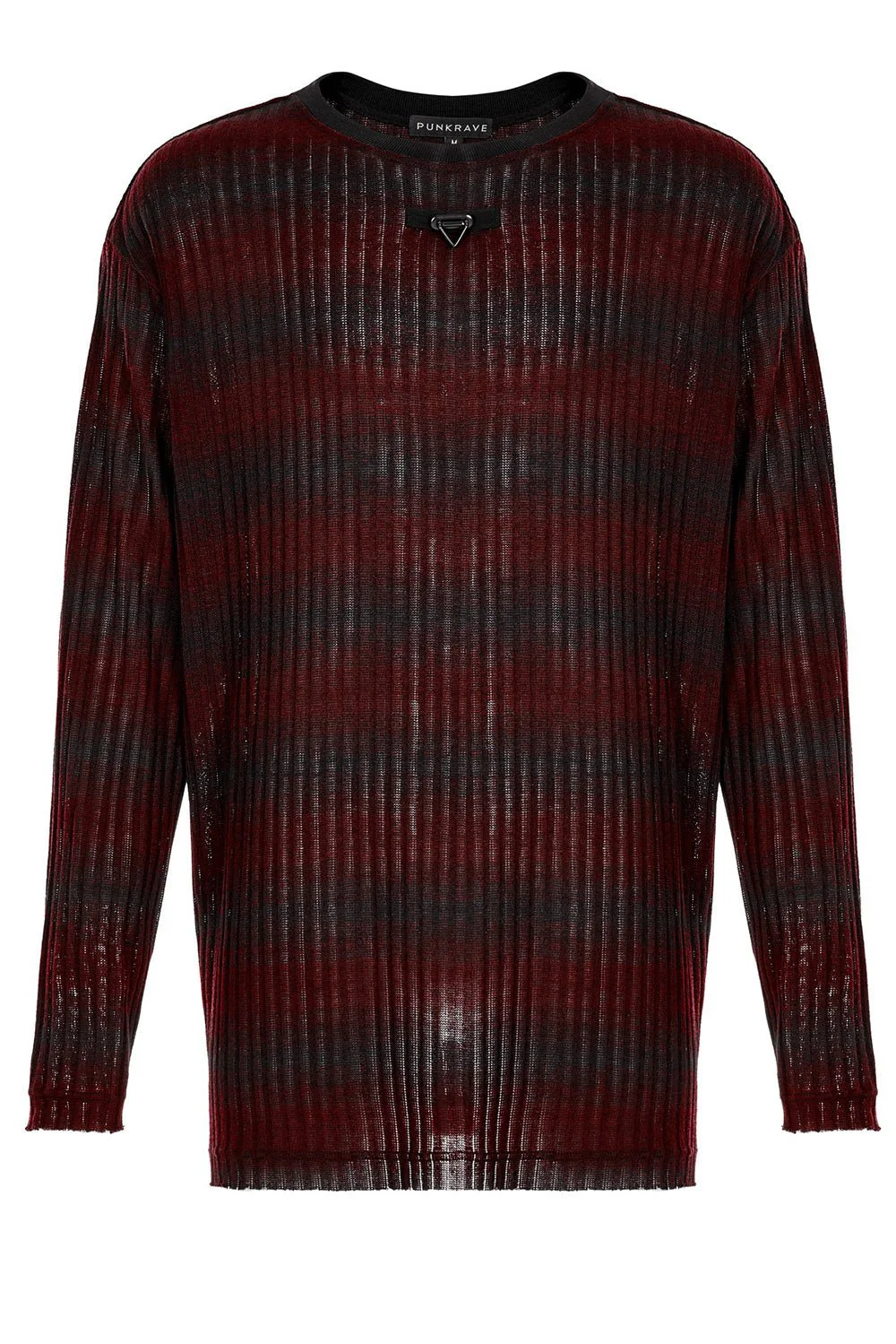 Grunge Blood Striped Sweater [Red/Black] - Image 7