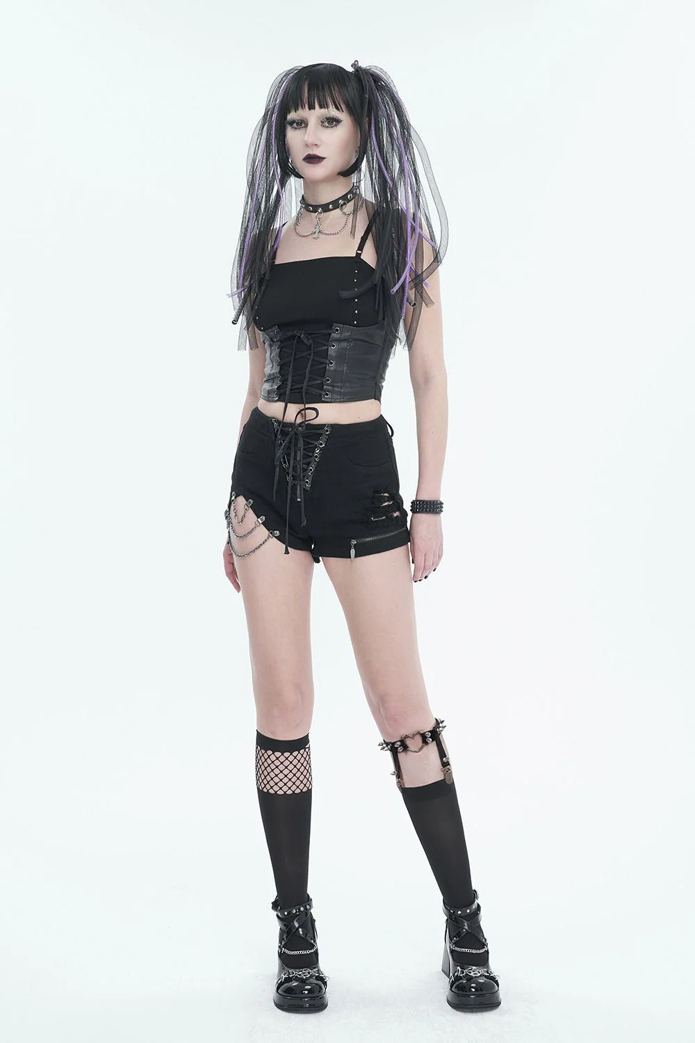 Haunted Grunge Goth Hot Shorts - Image 6