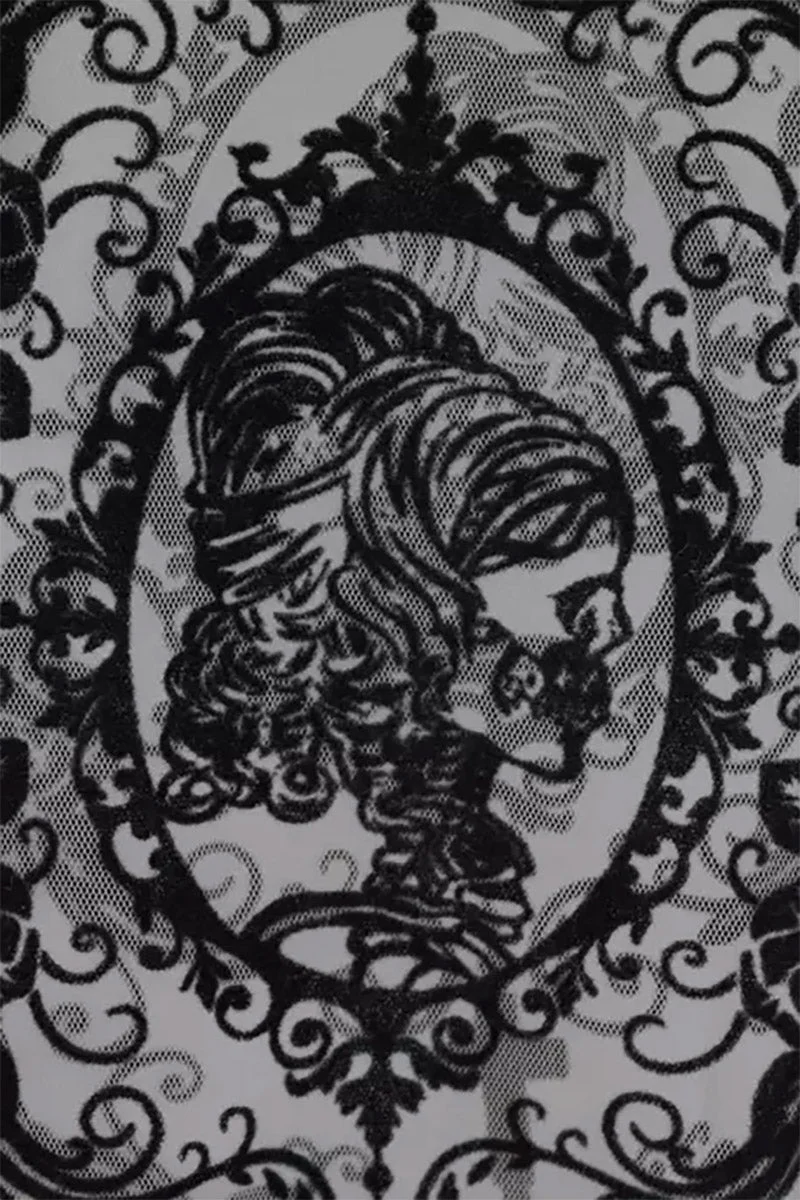 Haunted Mansion Hatchaway Lace Leggings - Image 6
