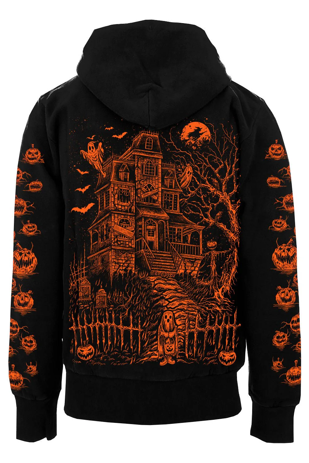 Haunted Mansion Hoodie [PUMPKIN ORANGE] - Image 4