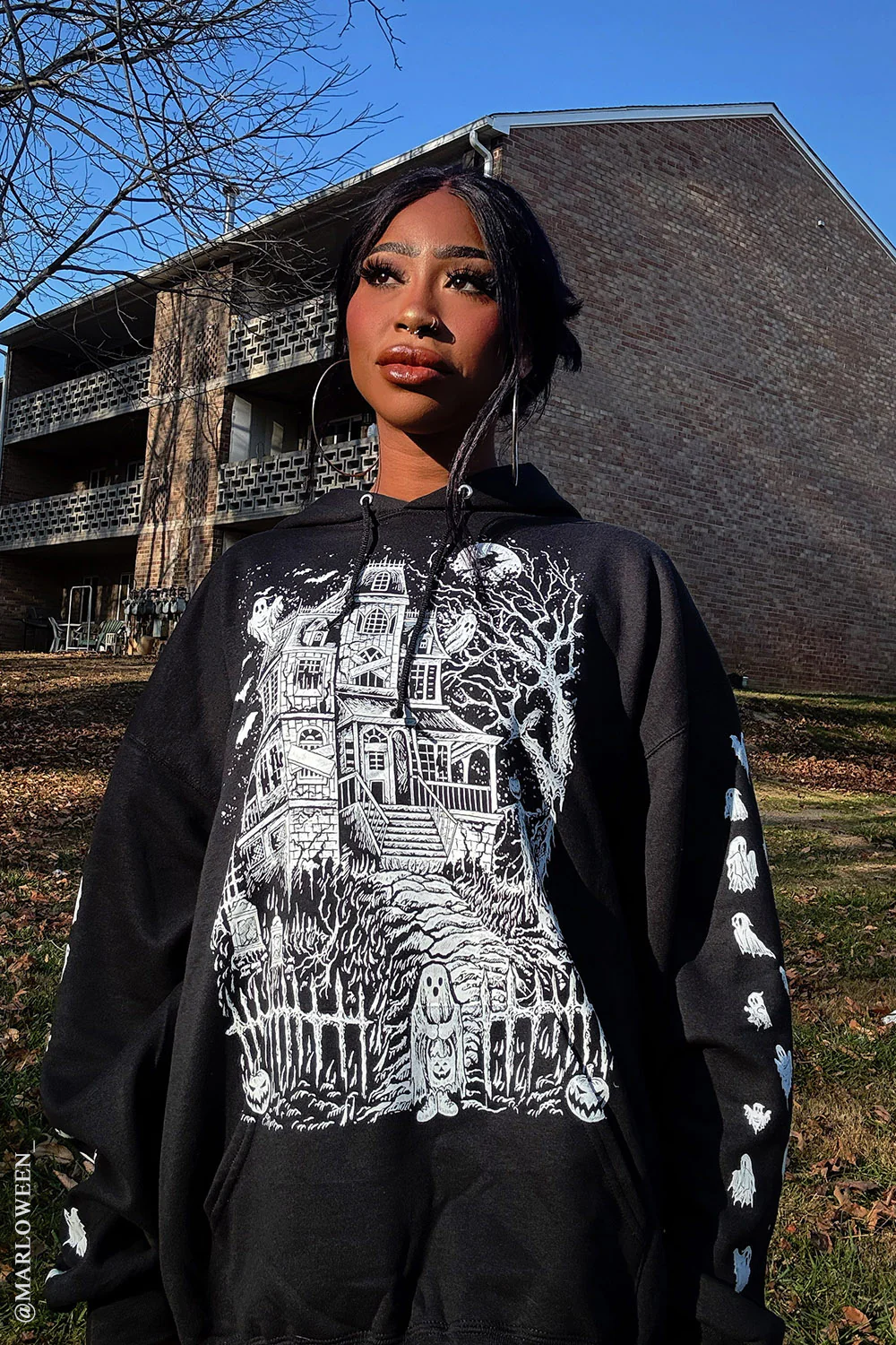 Haunted Mansion Hoodie [WHITE] - Image 11