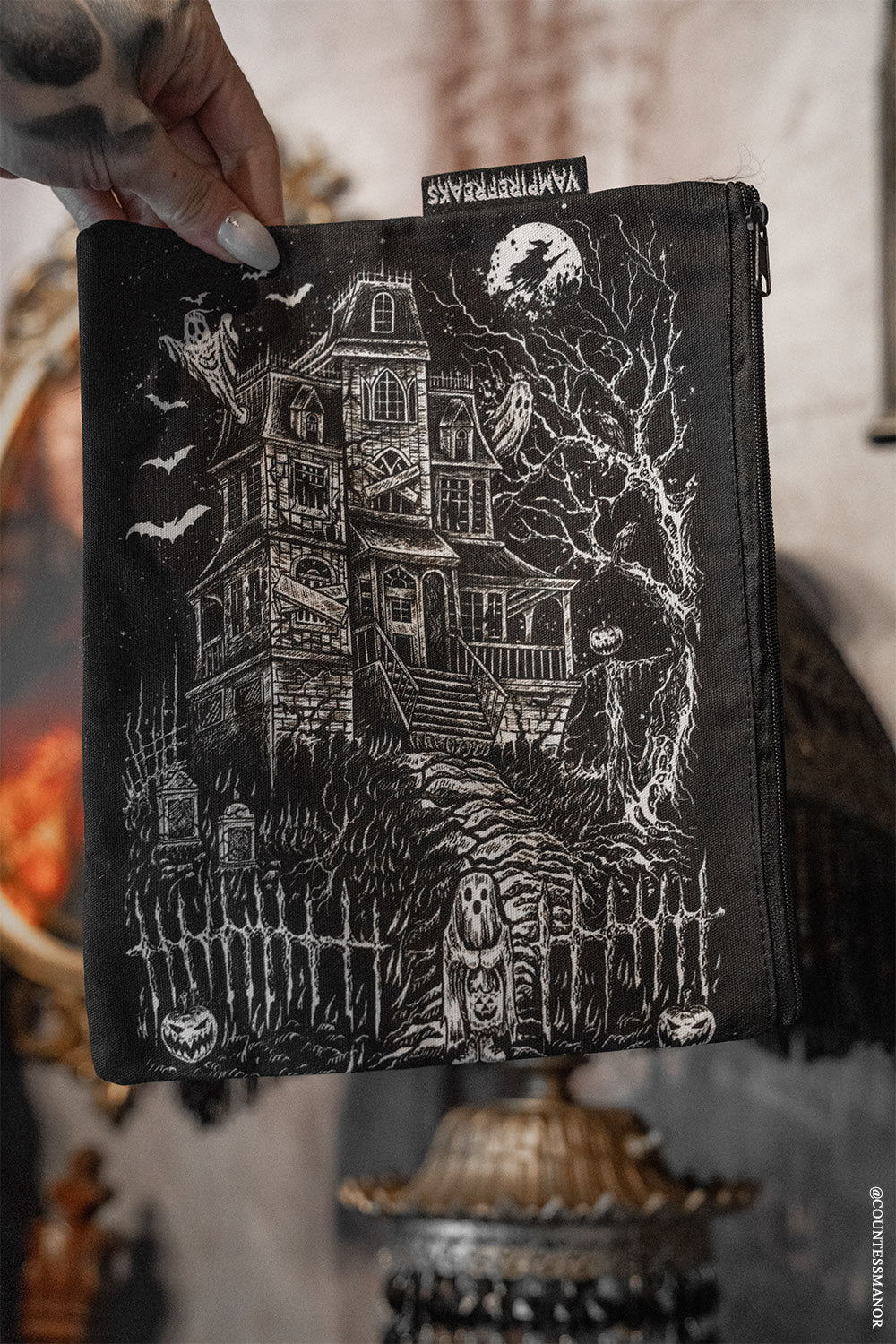 Haunted Mansion Makeup Bag