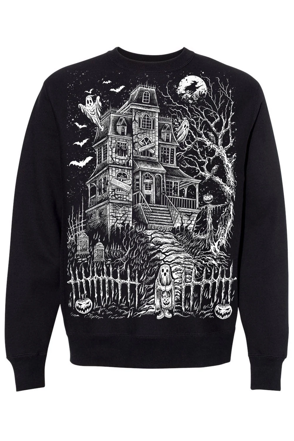 Haunted Mansion Sweatshirt [White] - Image 4