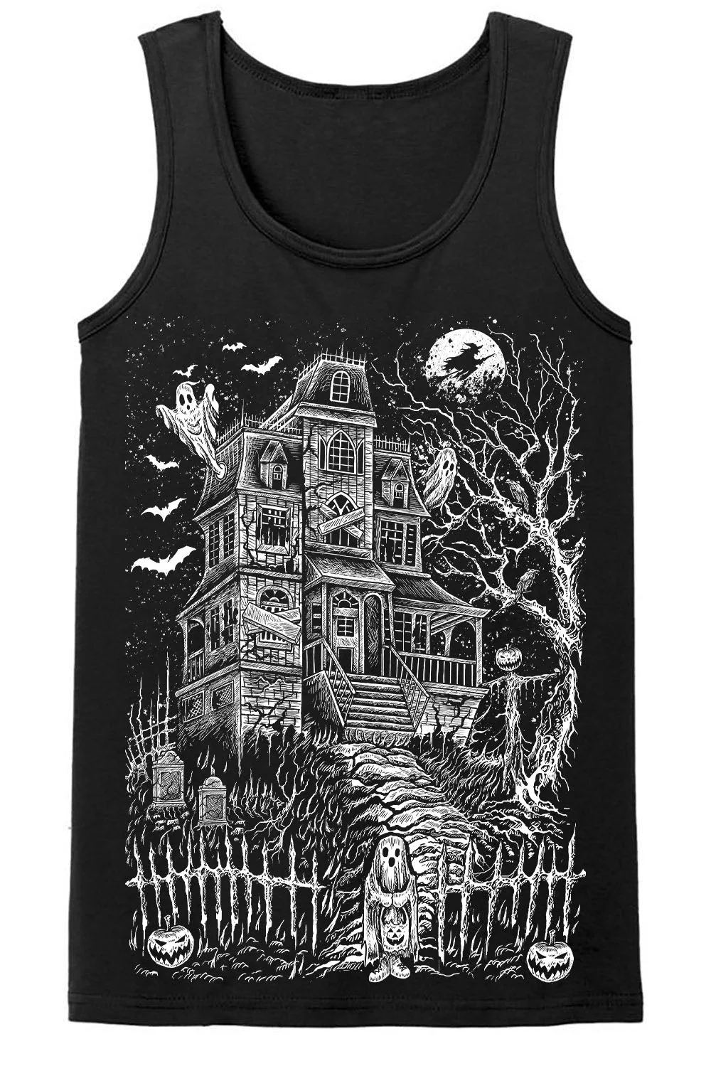 Haunted Mansion T-shirt [White] - Image 9