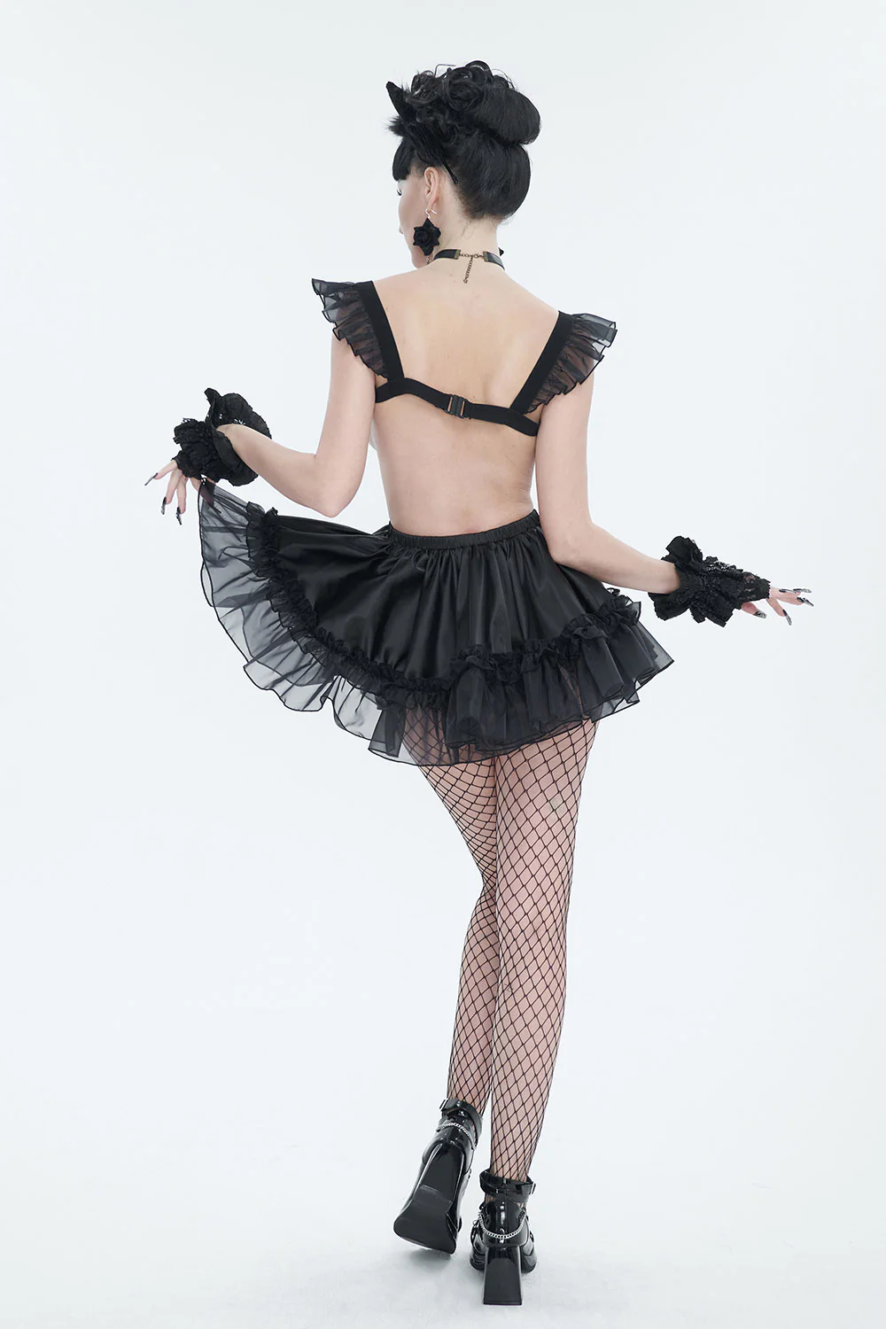 Haunted Ruffle Apron Dress - Image 5