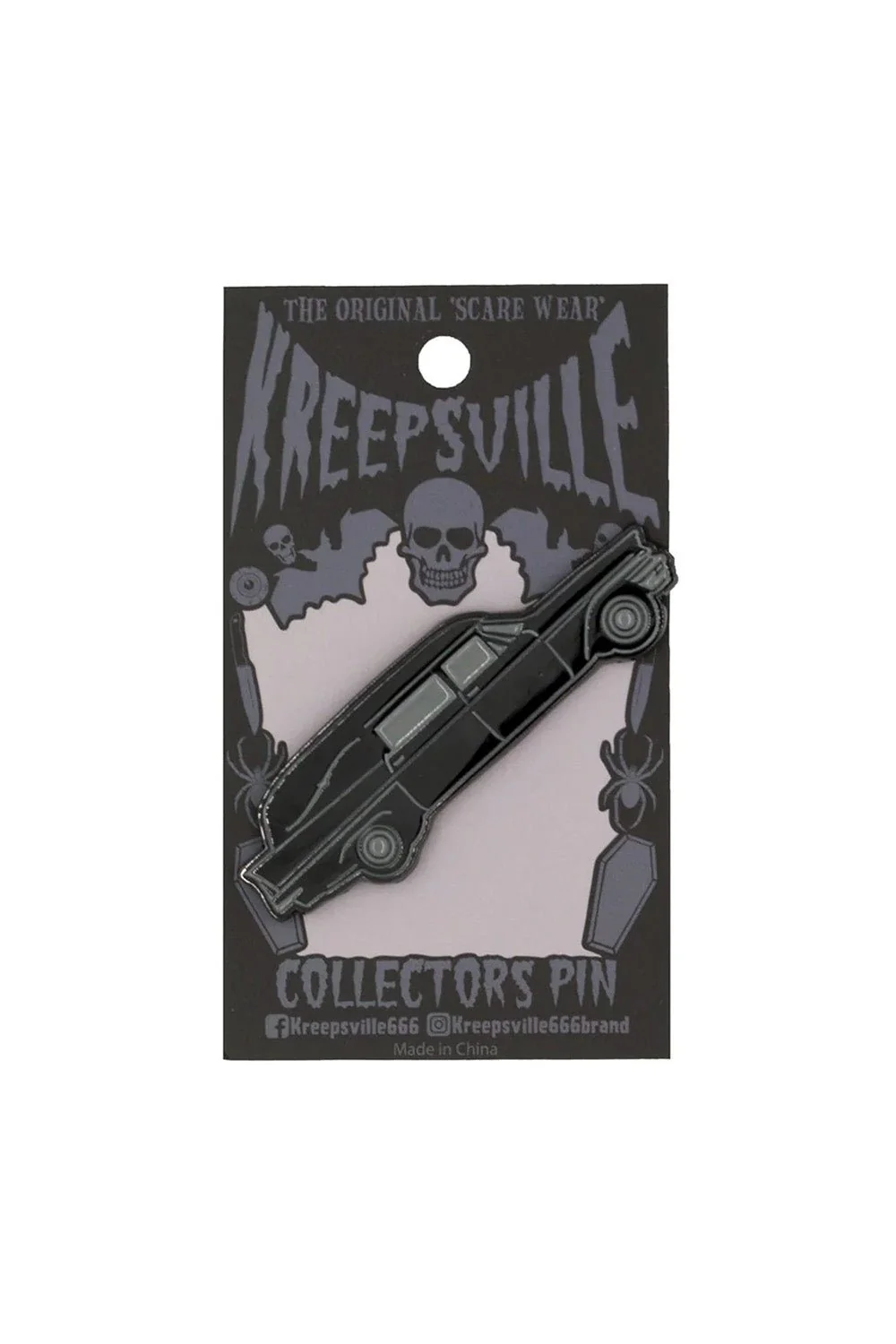 Hearse Enamel Pin - Image 2