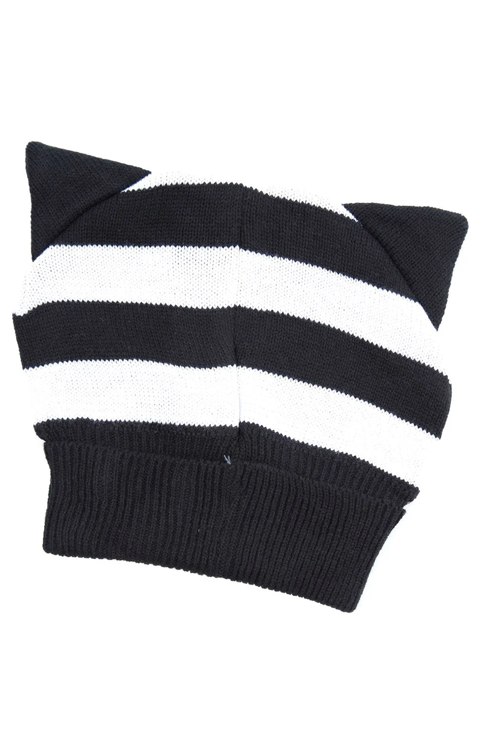 Heartless Kitty Beanie Hat [Black/White] - Image 3