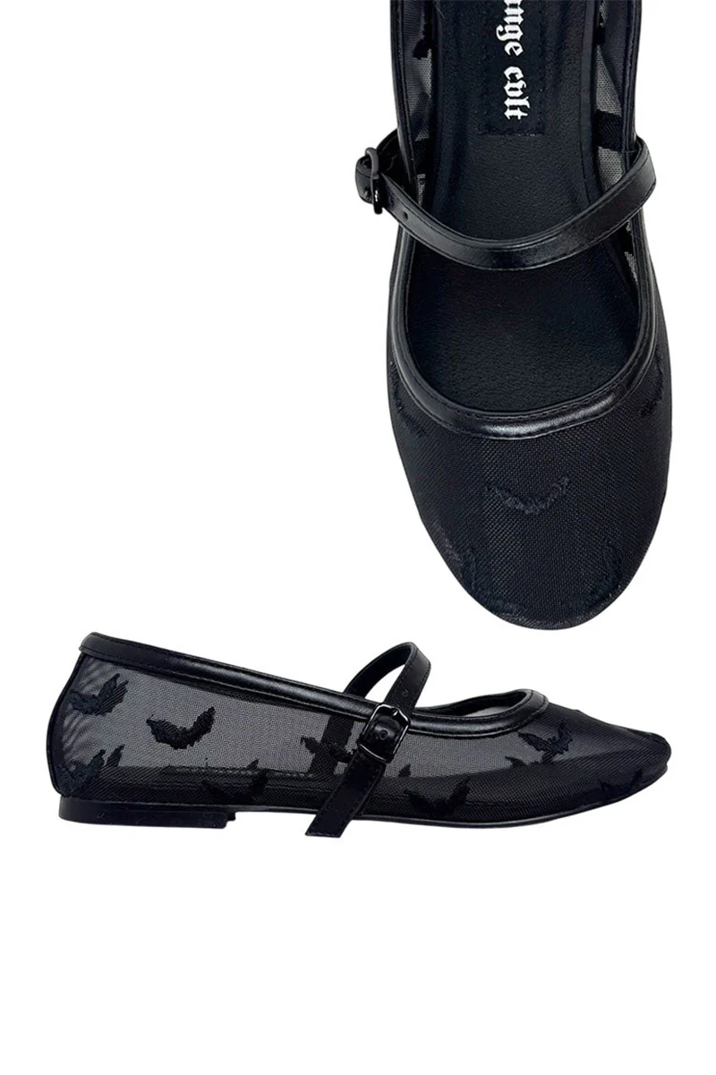 Helena Bats Flats [Black] - Image 2
