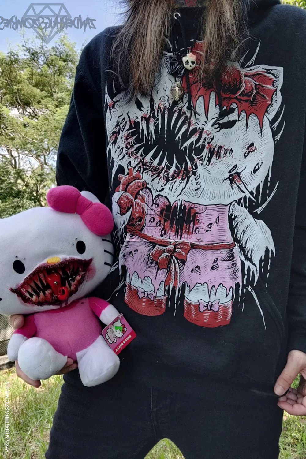 Hell Kitty Hoodie - Image 6