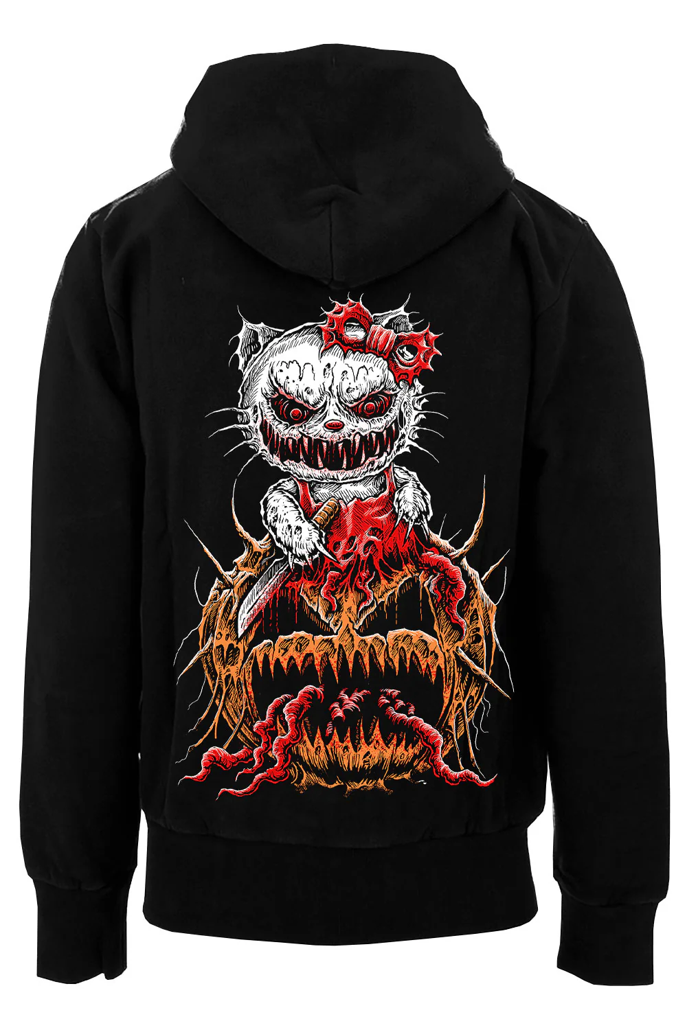 Hell-O-Ween Kitty Hoodie - Image 3