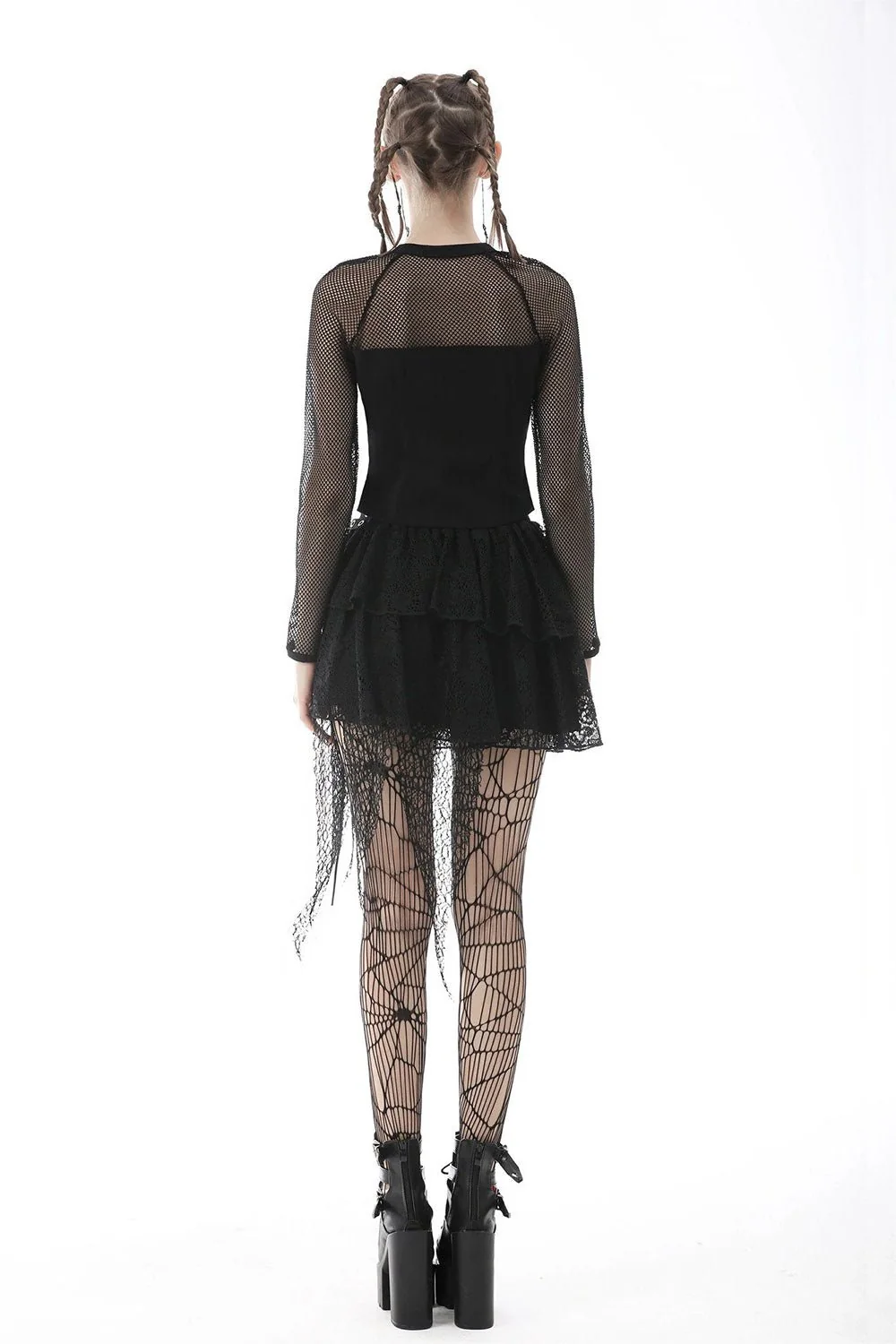 Hellbound Harness Fishnet Top - Image 5