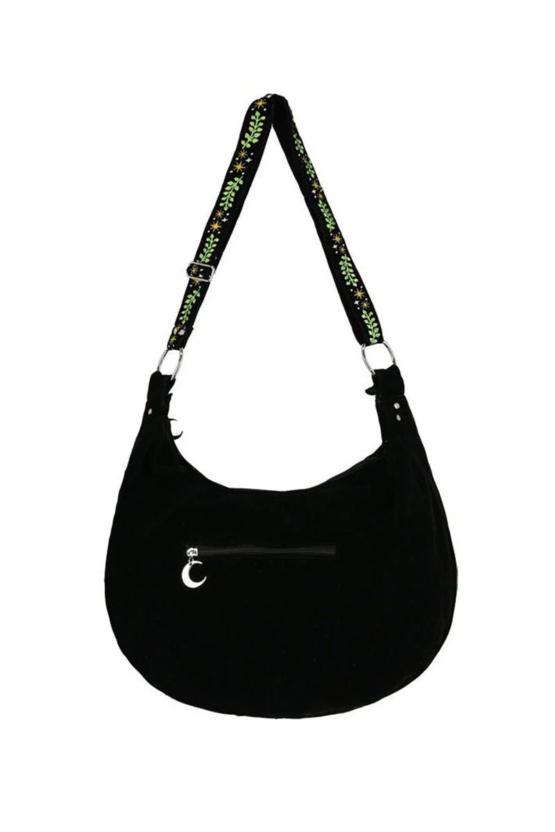Herbal Hobo Bag with Fern Embroidery - Image 6