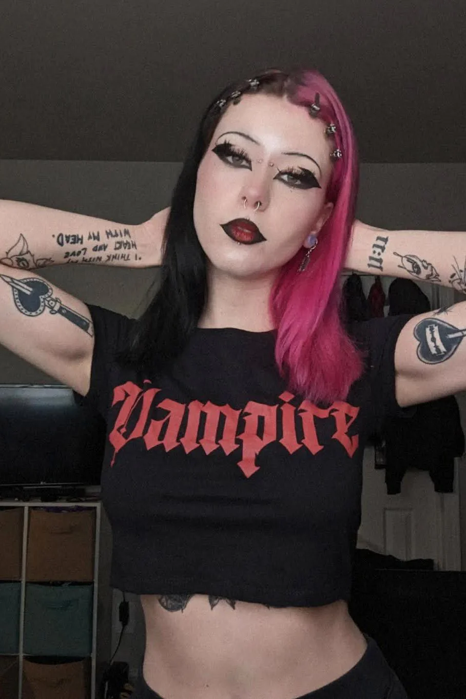 I'm a Vampire Crop Top - Image 8