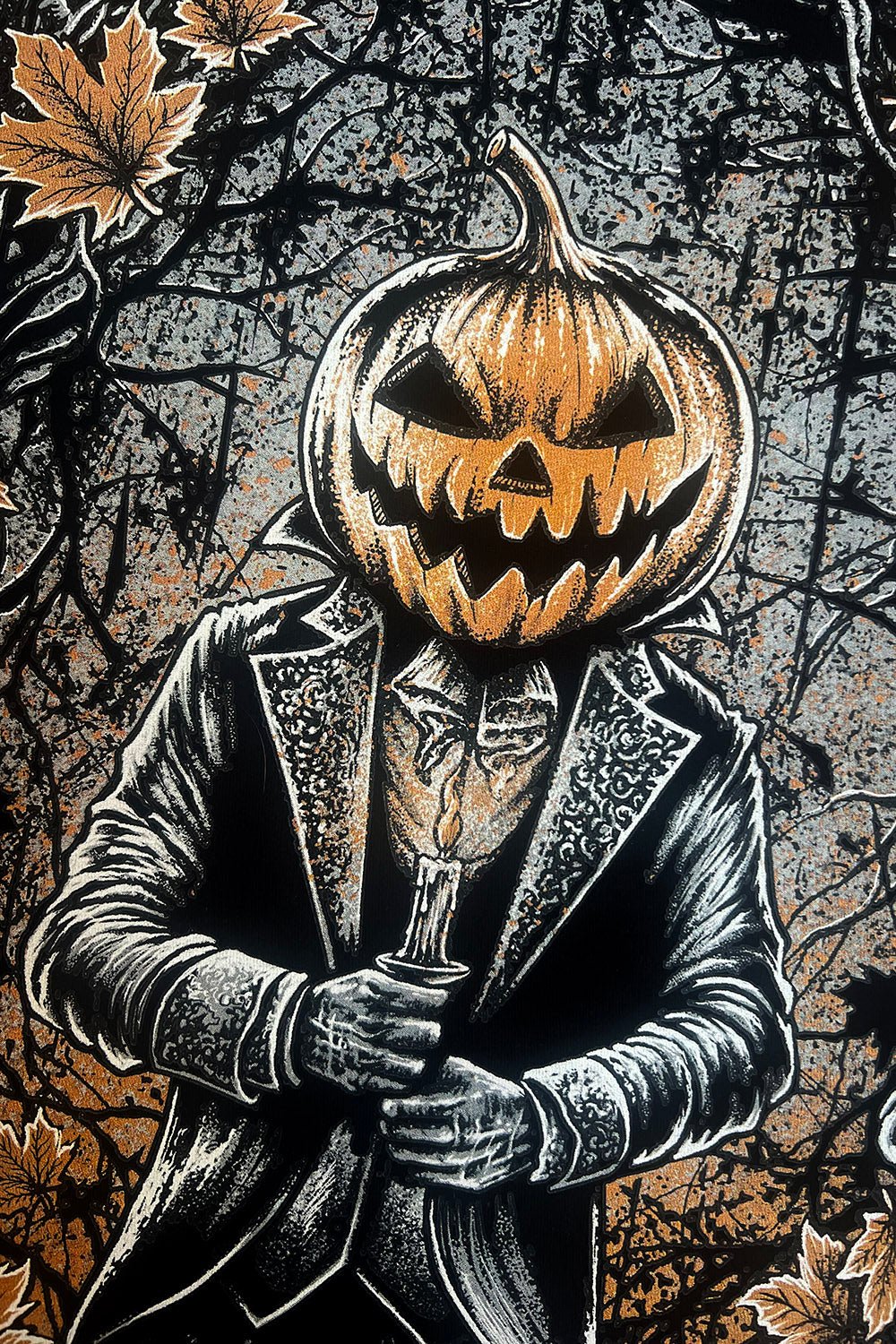 Jack-O-Lantern Gentleman Hoodie - Image 2