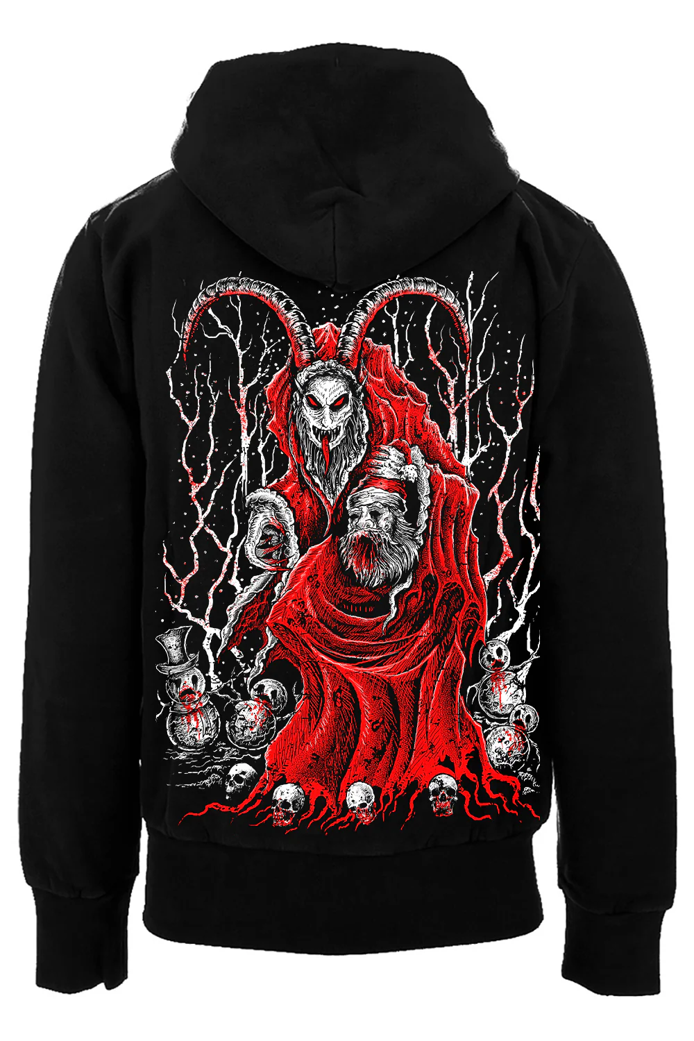 Krampus Killing Christmas Hoodie - Image 3