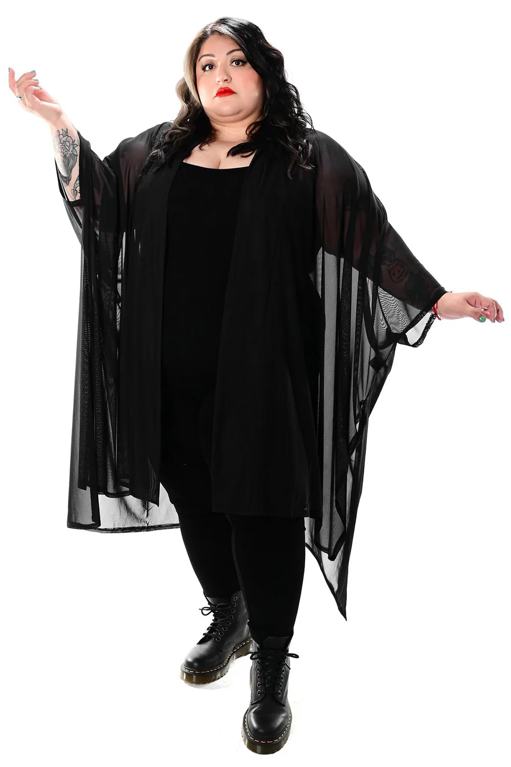 Lilith Mesh Oversized Cloak - Image 5
