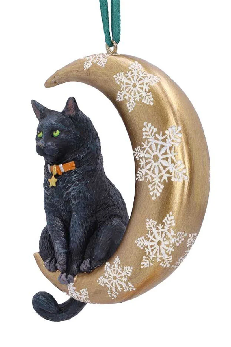 Lisa Parker Moon Cat Hanging Ornament - Image 5