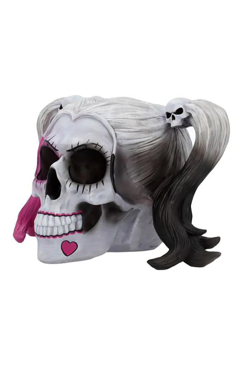 Little Monster Harley Skull Statue - Image 7