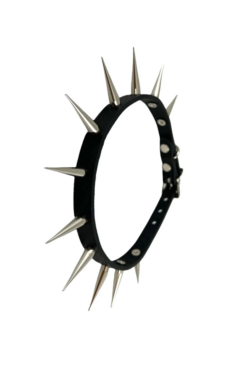Long Spiked Weaponry Choker - Image 2