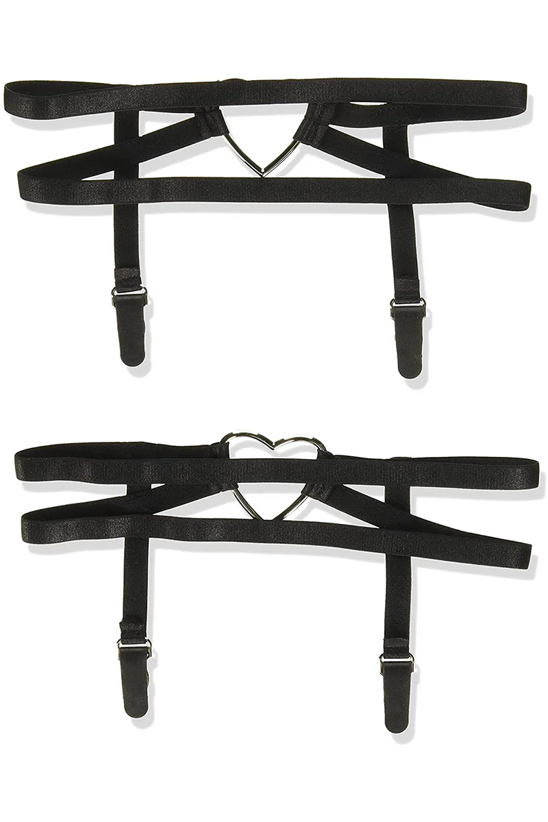 Lovelace Elastic Heart Garters - Image 3