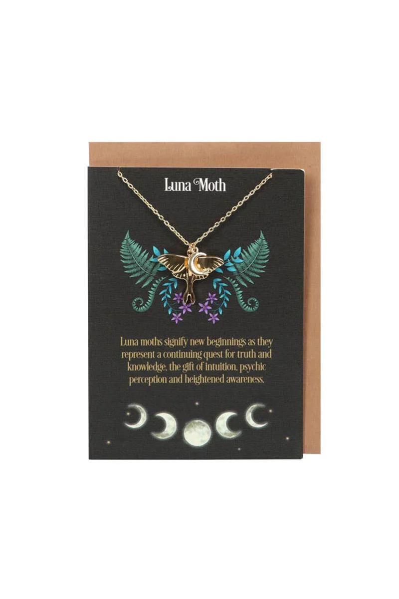 Luna Moth Necklace - Image 3