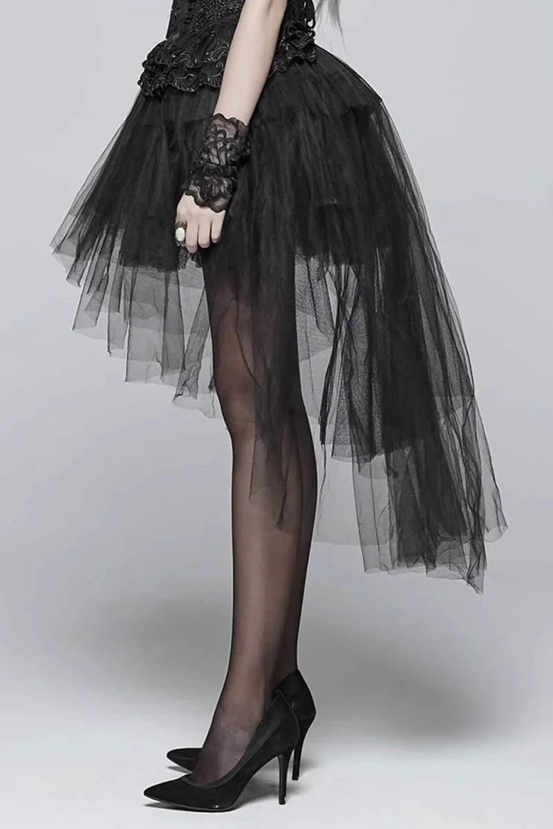 Lunar Layered Tulle Skirt - Image 3