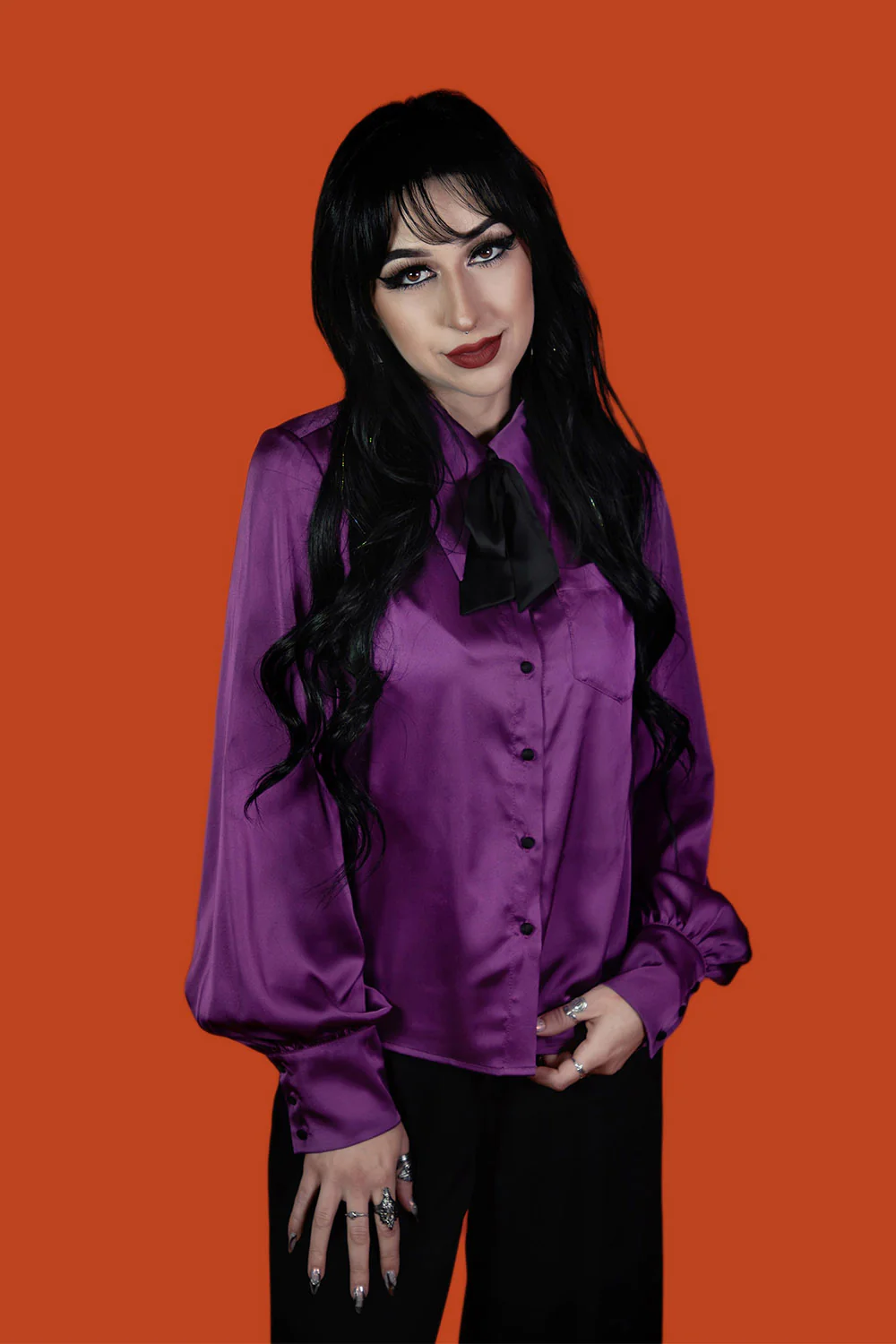 Lunar Moth Button Down Shirt - Image 2