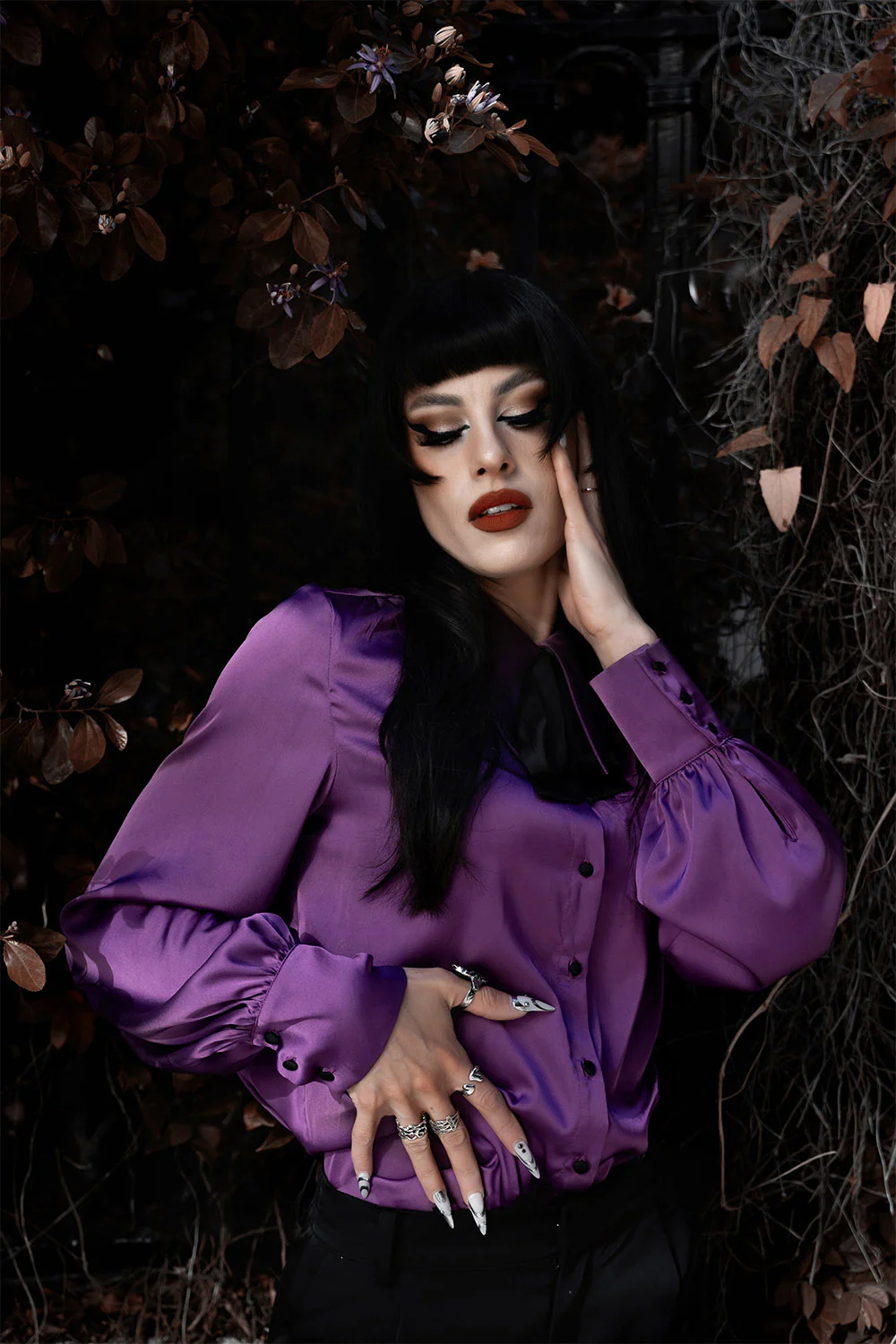 Lunar Moth Button Down Shirt - Image 5