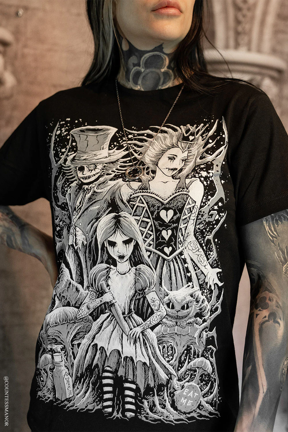 Malice in Wonderland T-shirt - Image 3