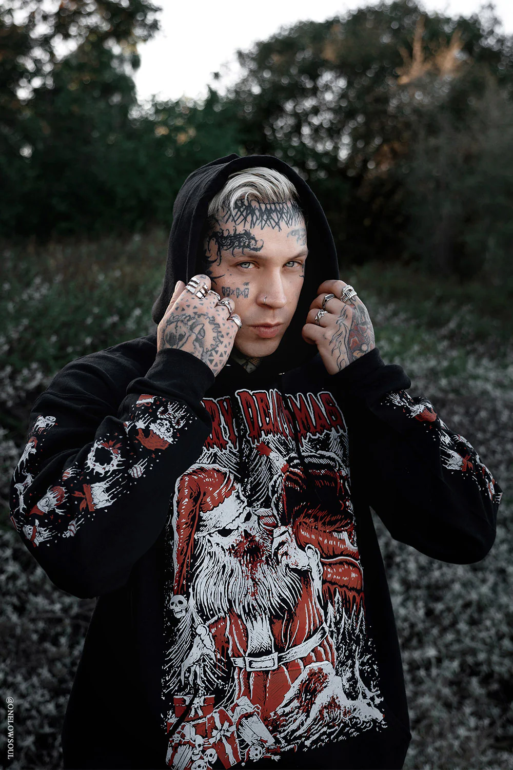 Merry Deathmas Christmas Hoodie - Image 13