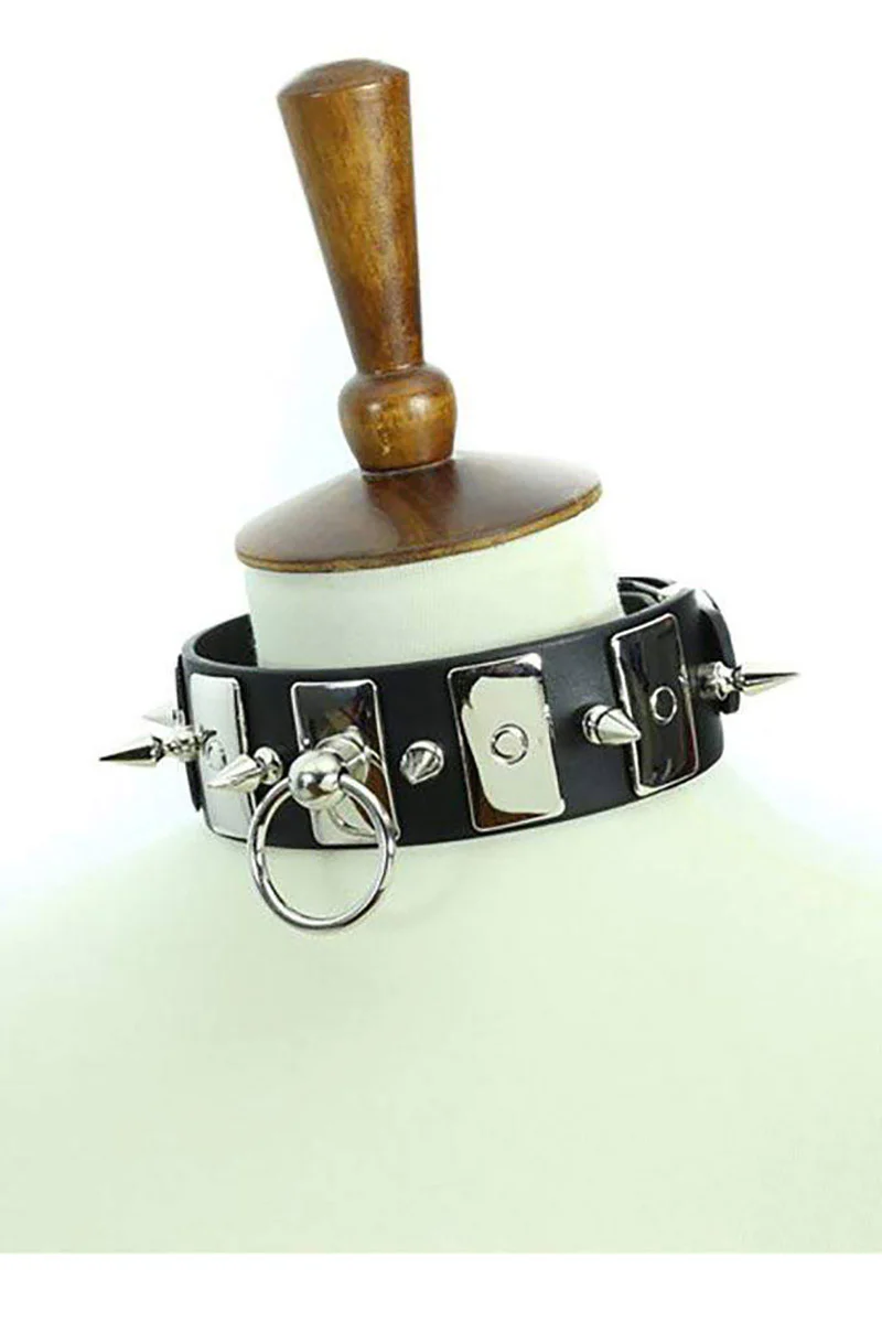Plated Hate Spiked Choker - Image 4