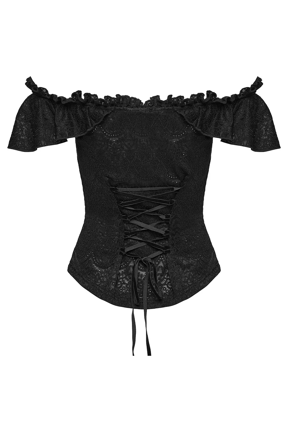 Midnight Serenade Off Shoulder Top - Image 4