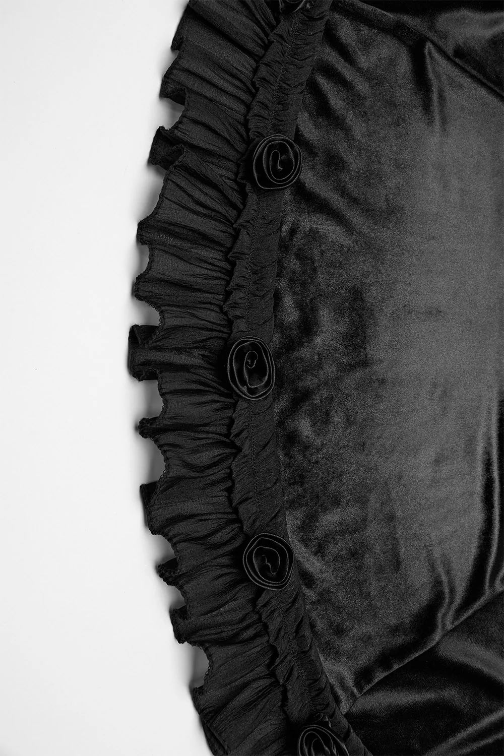 Midnight Spell Velvet Slip Dress [Black] - Image 7