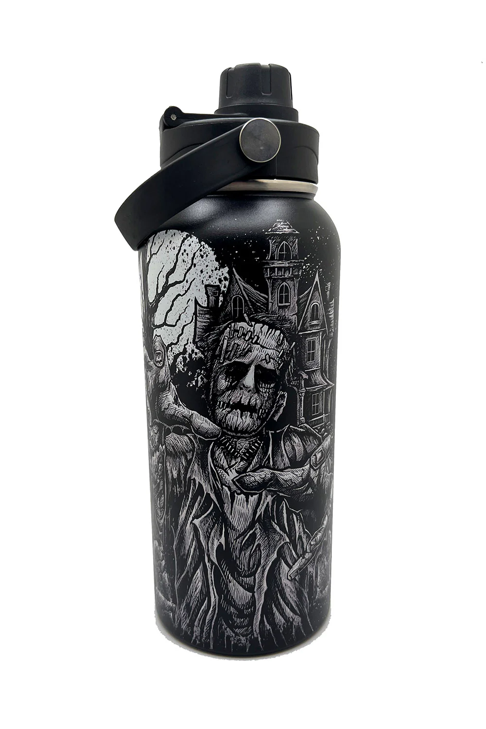Frankenstein And Bride 32 Oz Water Bottle - Image 8