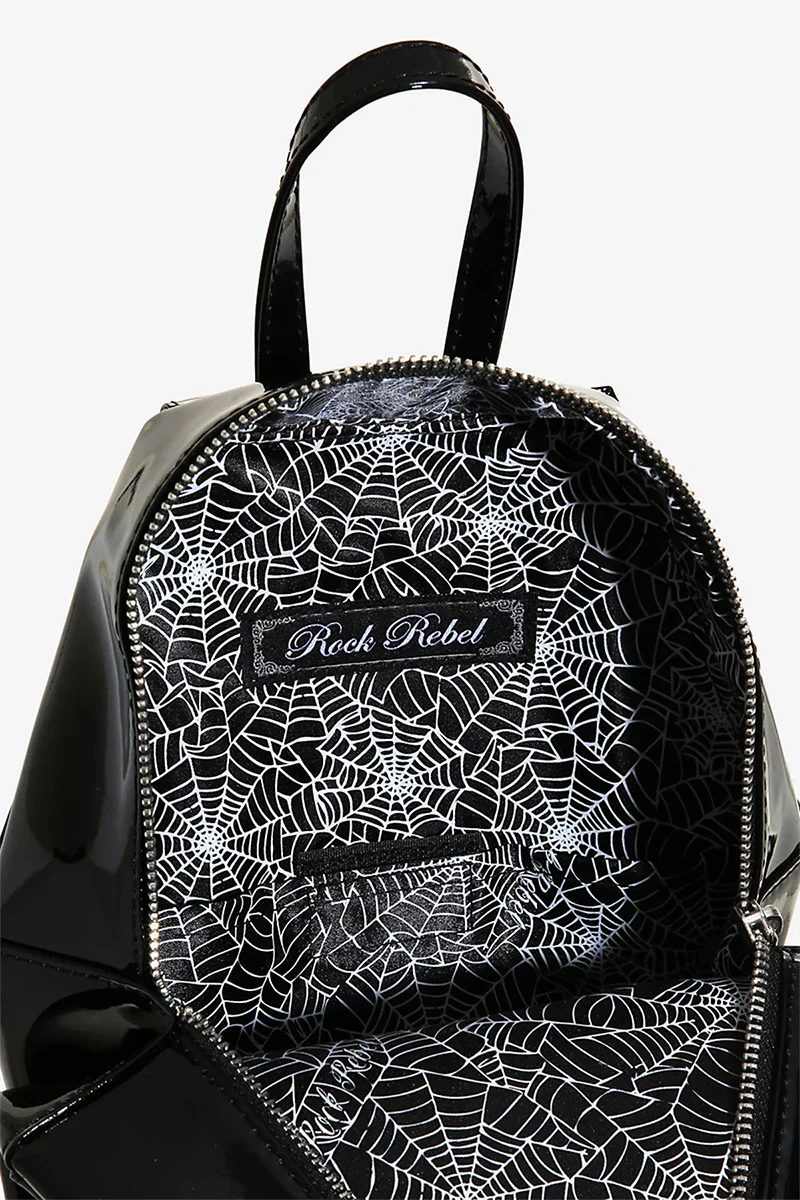 Monster Mash Collage Coffin Backpack - Image 5