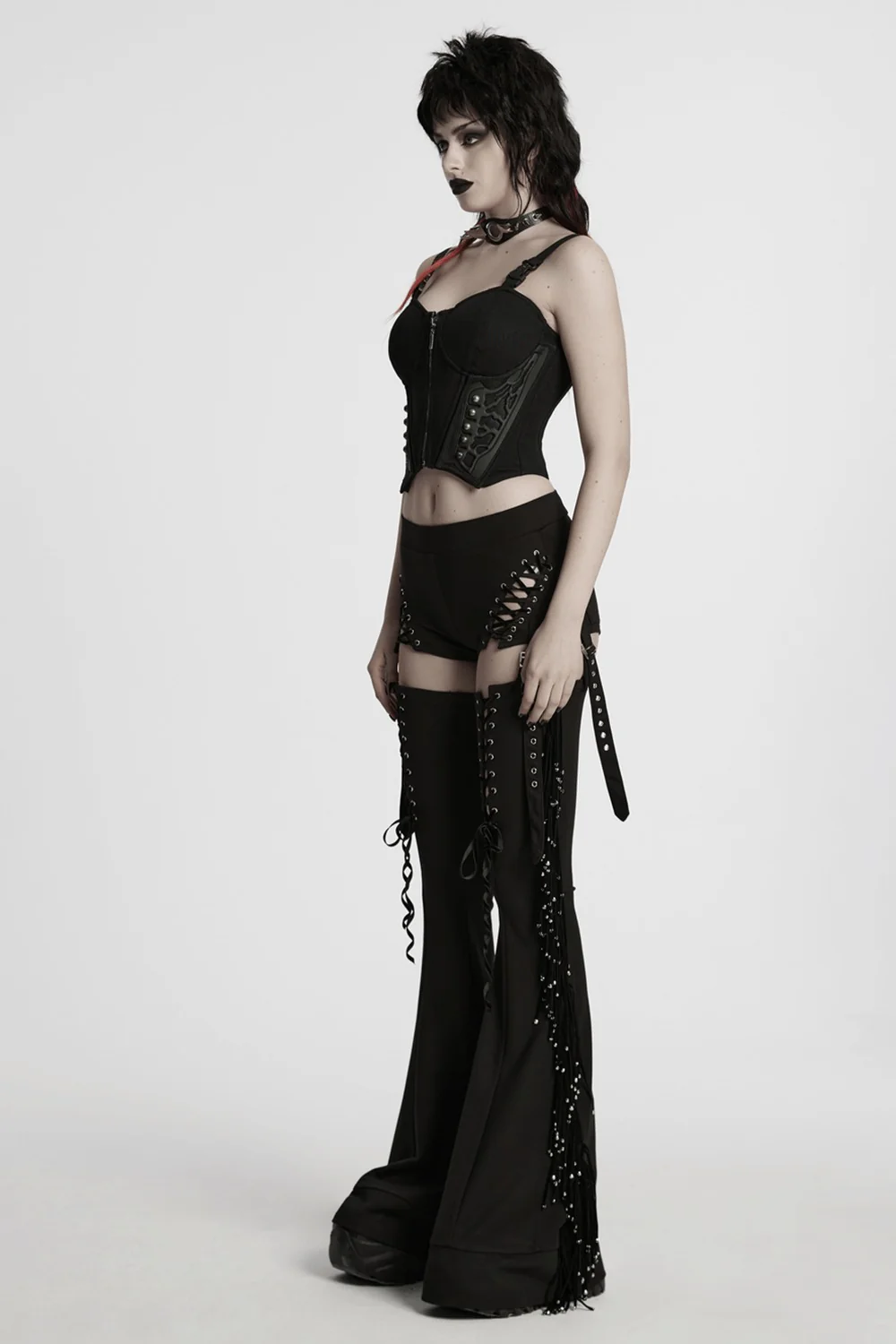 Moonstone Lace-Up Pants [Converts to Shorts] - Image 3