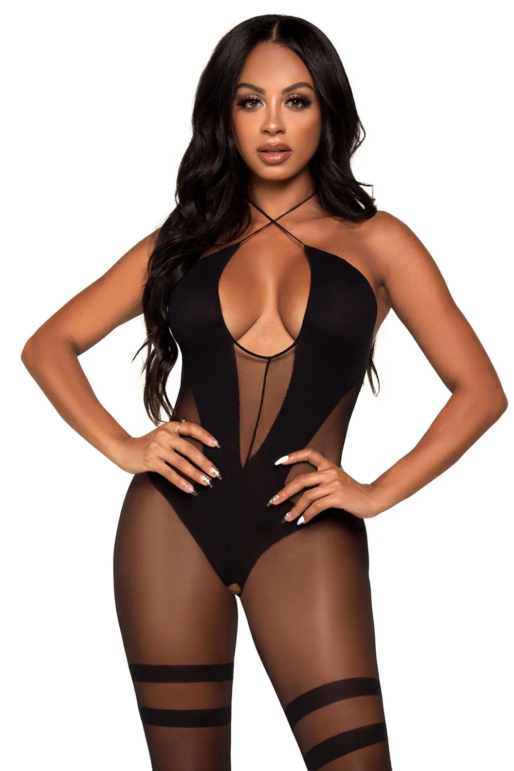 Morbid Mesh Full Bodysuit - Image 2