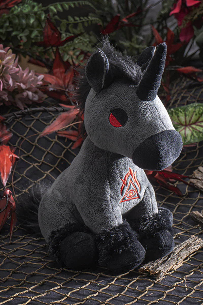 Mystical Black Unicorn Plush - Image 2