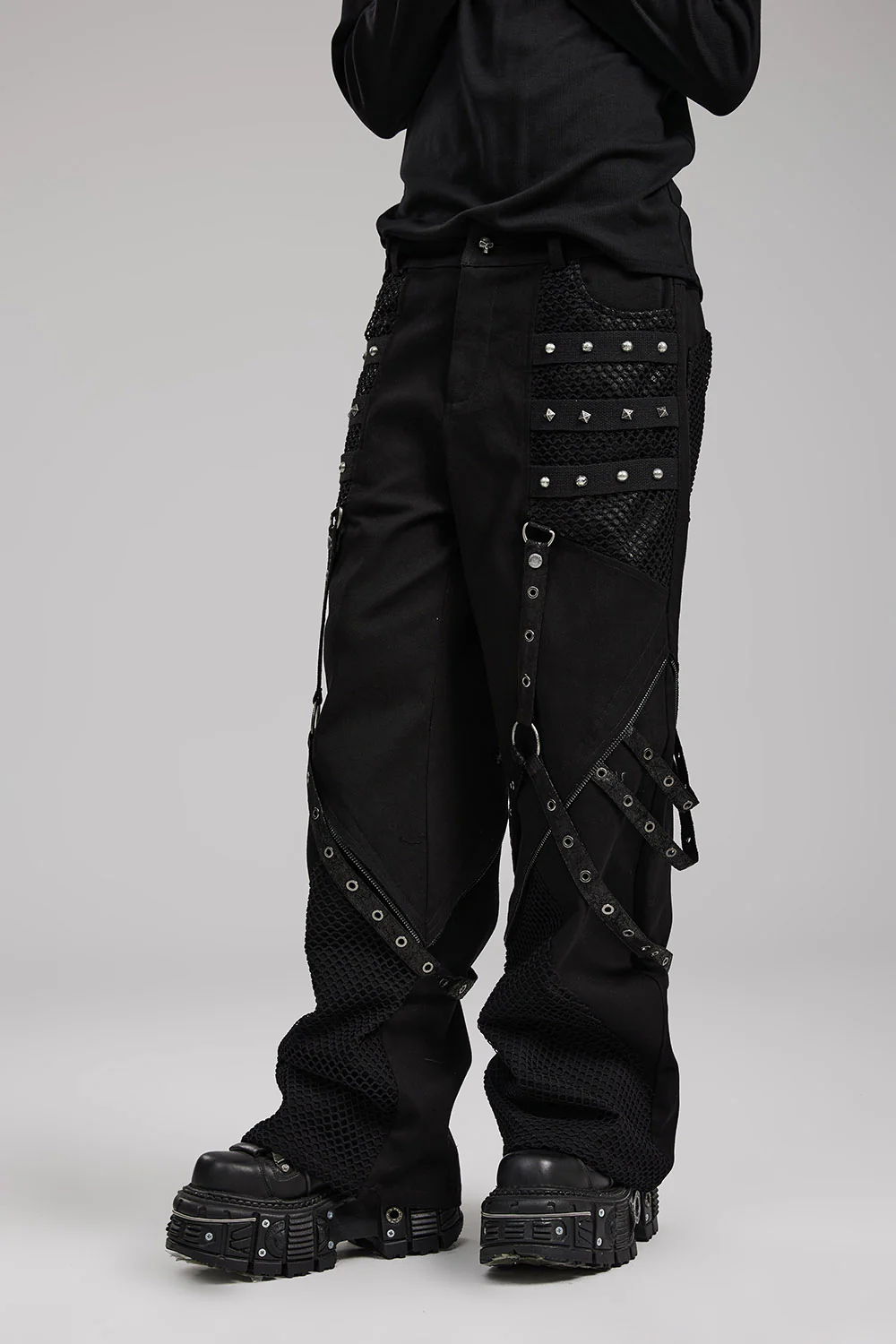 Night Cometh Baggy Pants [BLACK] - Image 3