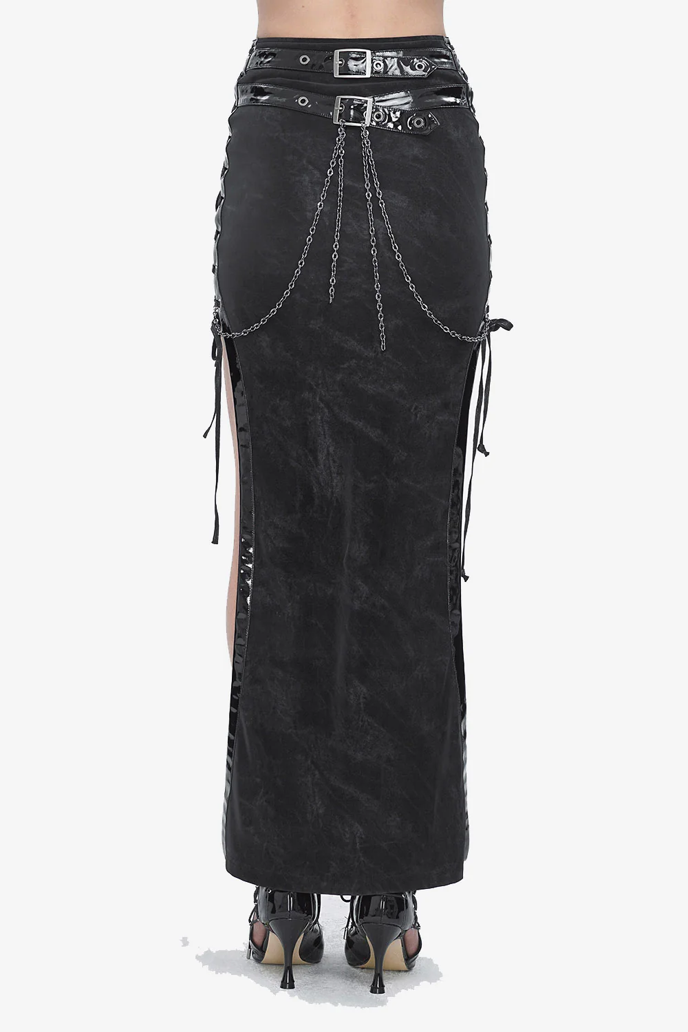Night Ritual Leg Slit Maxi Skirt - Image 4