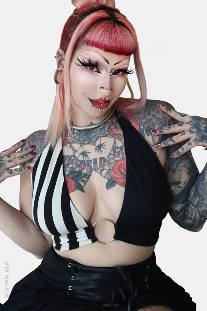Nightmare O-Ring Halter Top - Image 2
