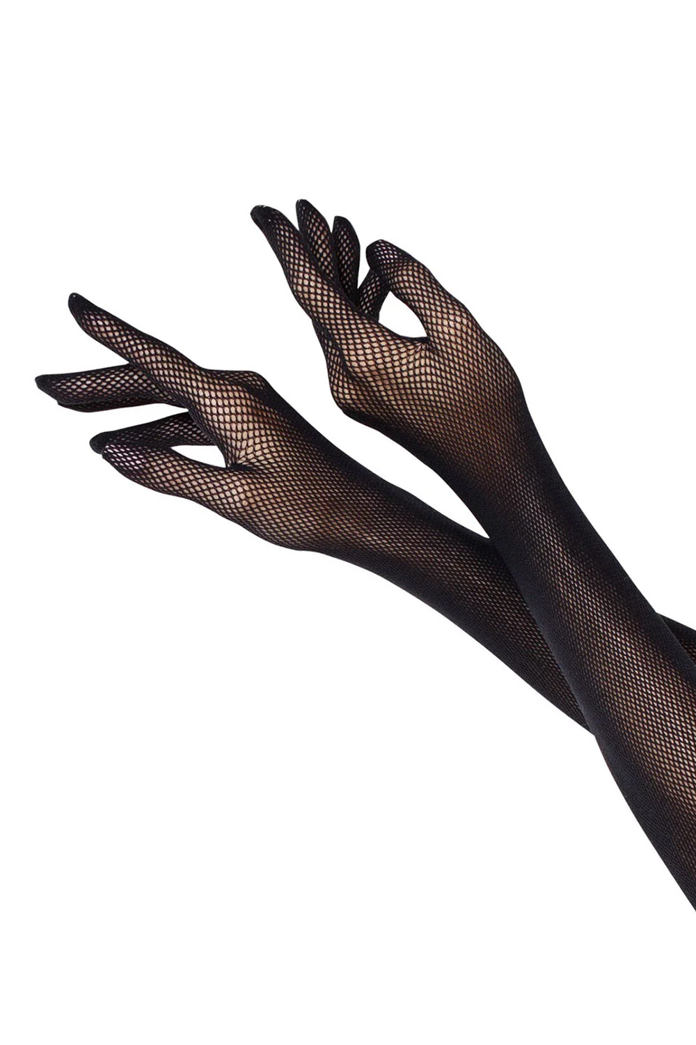 Nightveil Long Fishnet Gloves - Image 2