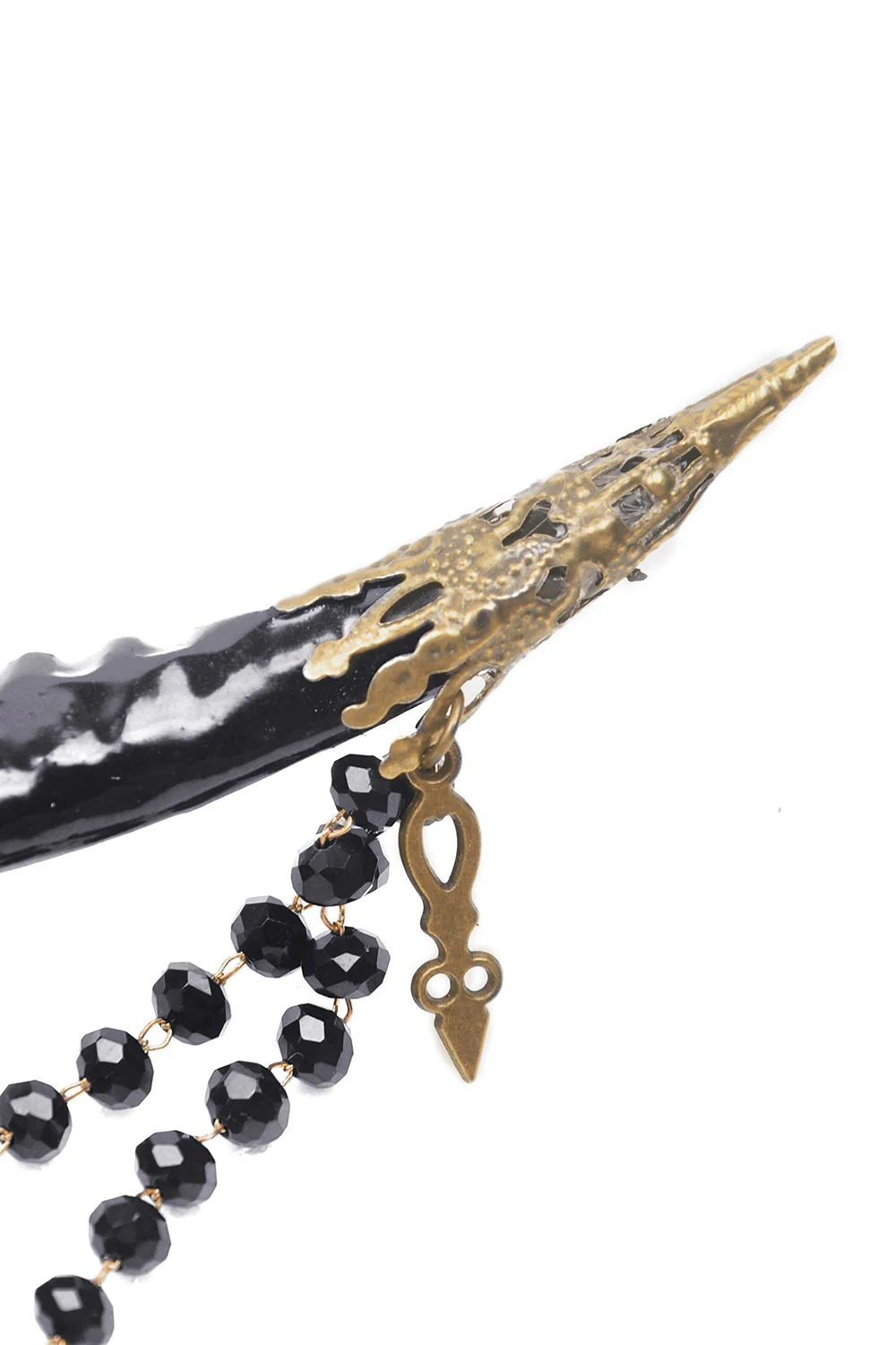 Nordic Witch Gothic Horned Headband - Image 8
