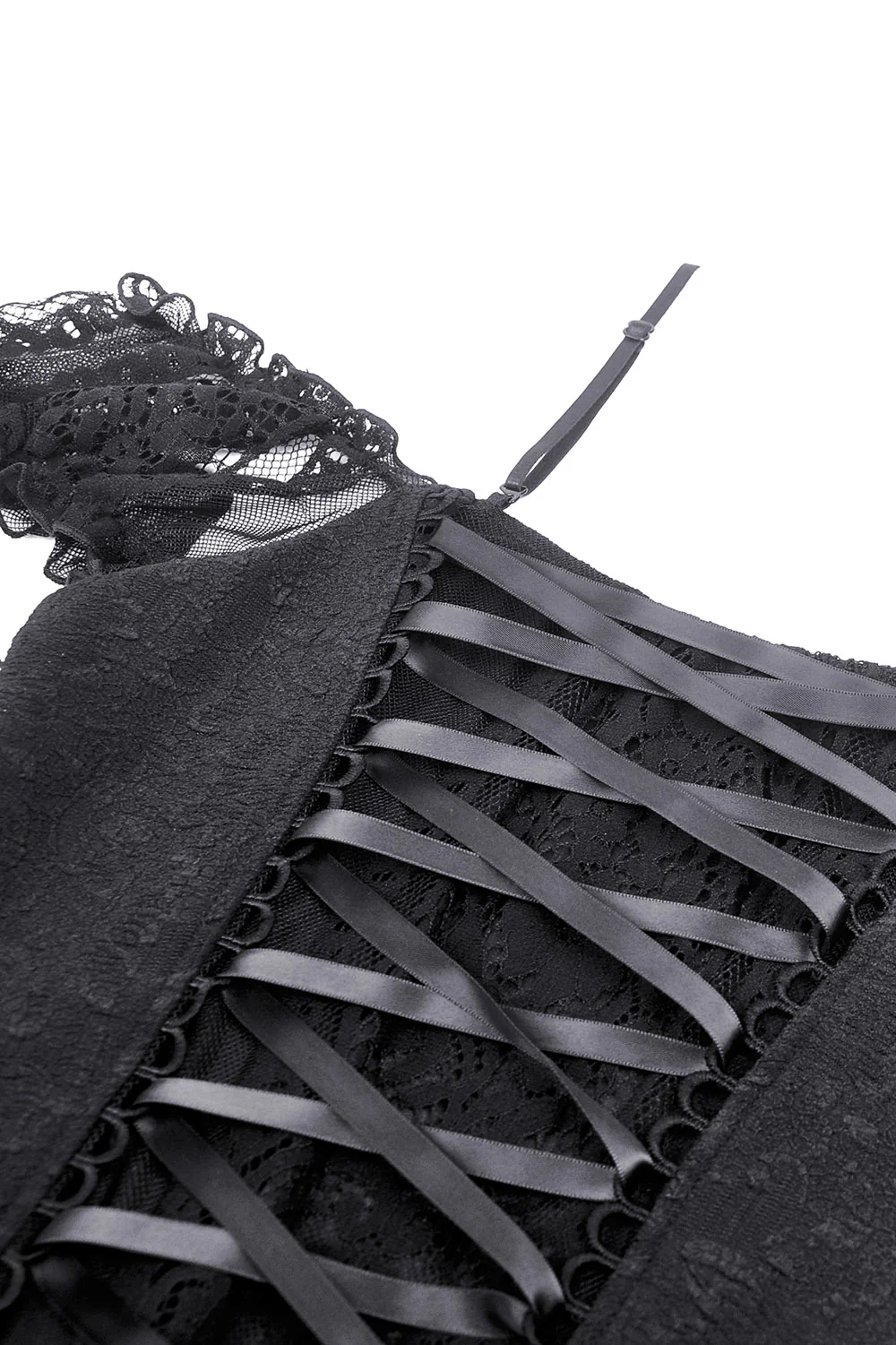 Ossuary Off-the-Shoulder Gothic Gown - Image 9