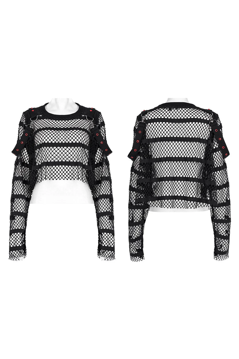 Ghost Blood Oversized Fishnet Top - Image 8