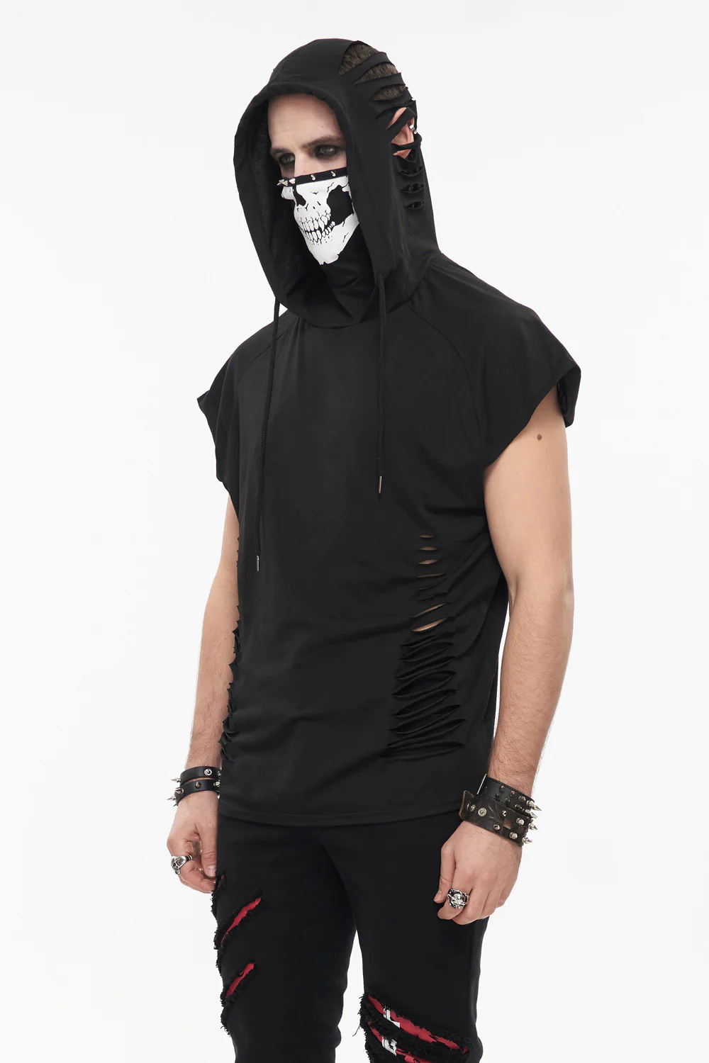 Pale Death Shredded Mask Top - Image 6