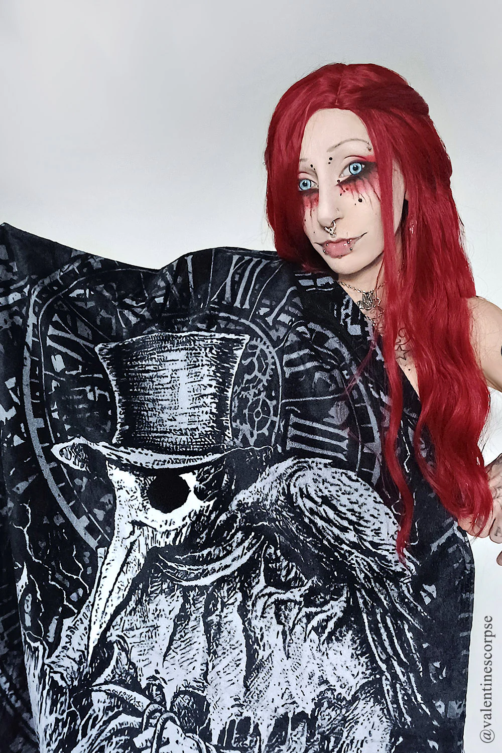 Plague Doctor Beach Towel - Image 5