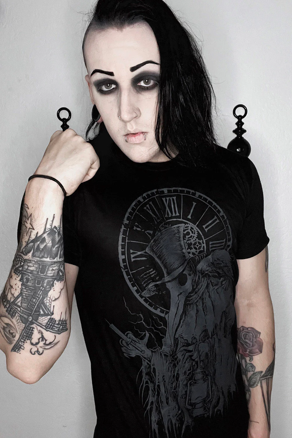 Plague Doctor T-shirt [GREY ASHES] - Image 12