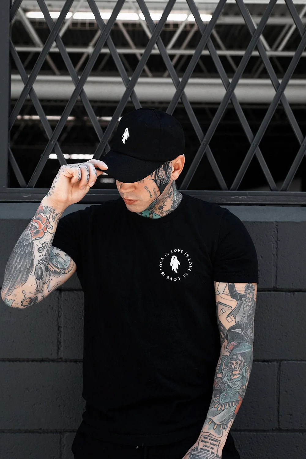 Ghostie Dad Hat [BLACK] - Image 4