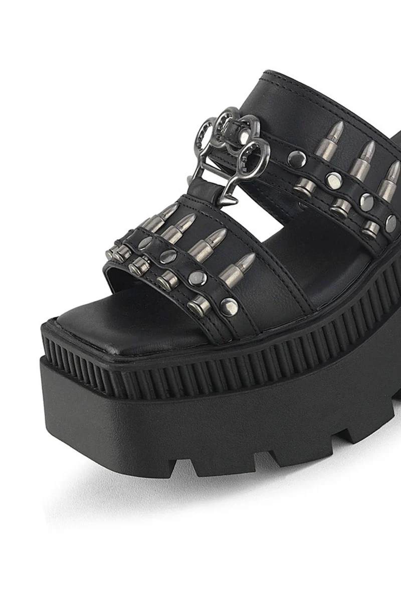 Punk Chunky Platform Sandals [Wrath-08] - Image 2
